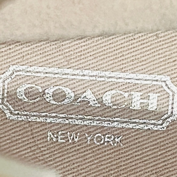 Coach Pita Perforated High Top Suede Sneakers Size 9 - Picture 3 of 7